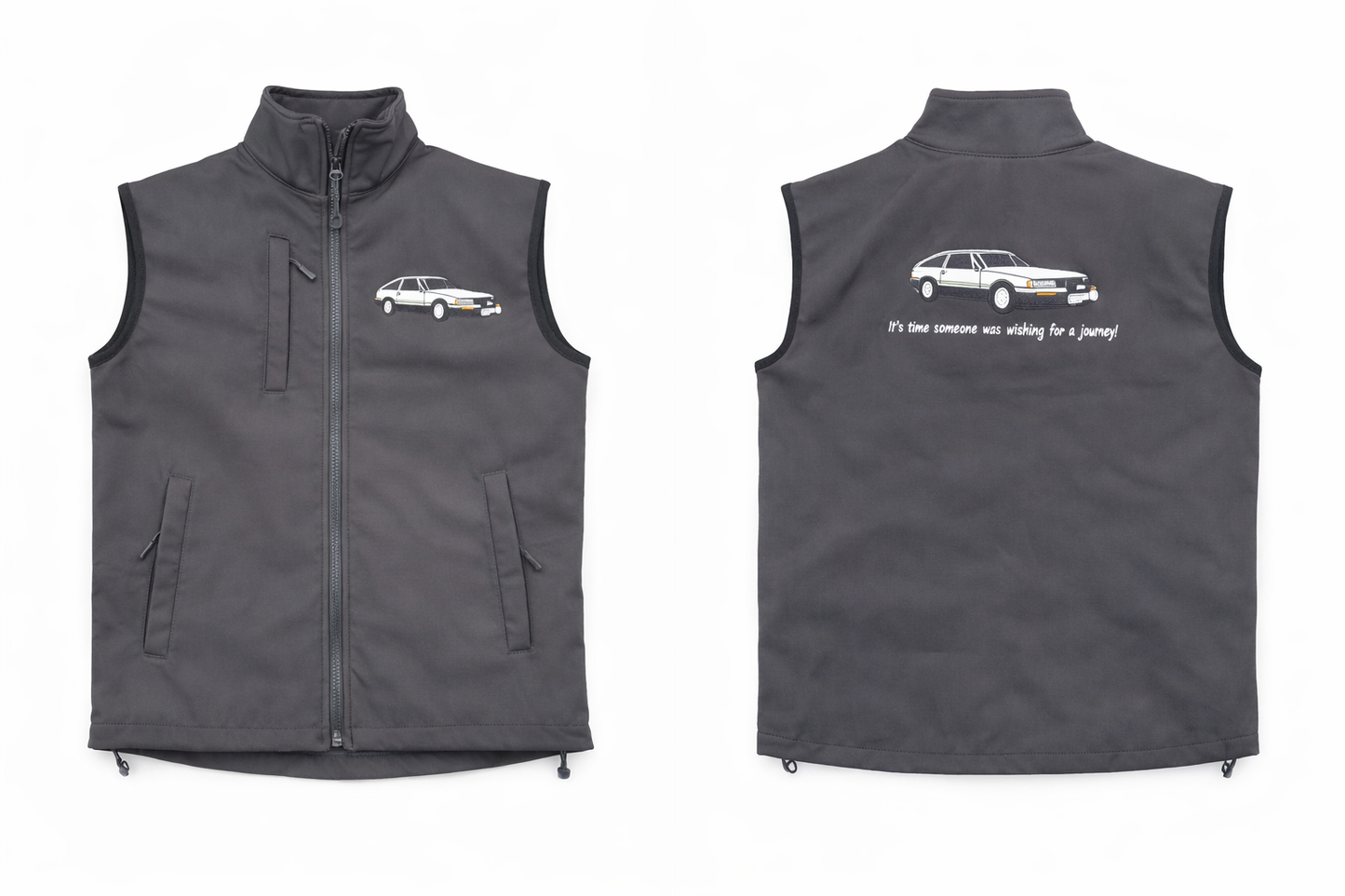 Men’s Car Softshell Bodywarmer – Black Lightweight Water Resistant Workwear Bodywarmer