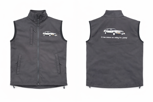 Men’s Car Softshell Bodywarmer – Black Lightweight Water Resistant Workwear Bodywarmer