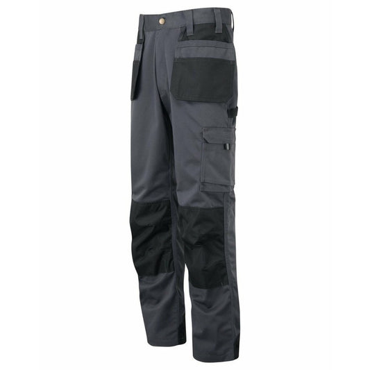 2-Tone Grey & Black Work Trouser